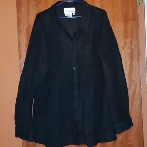 MOTHERHOOD MATERNITY FLEECE SHIRT JACKET